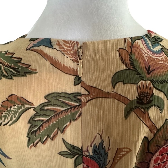 Lauren Ralph Lauren Floral Belted Georgette Dress | Size 12 - Picture 10 of 14